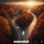 Métaphore visuelle du recrutement long terme : un chemin clair face à un chemin incertain