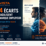 Visuel NEOVISTA illustrant les 4 écarts qui fragilisent la marque employeur : promesse vs onboarding, valeurs vs arbitrages, méritocratie vs promotions et récit officiel vs récit en off.